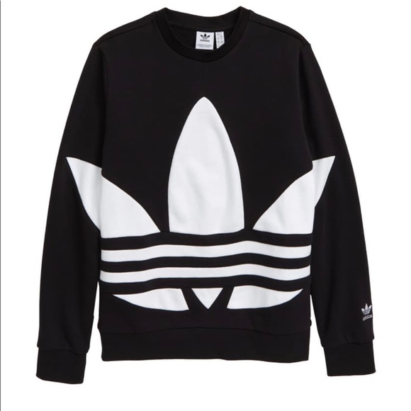 Adidas Originals Trefoil crew sweatshirt S or L - Picture 5 of 7